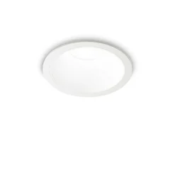 Faretti Da Incasso-Ideal Lux game trim round faretto incasso 2700k 11w rotondo bianco