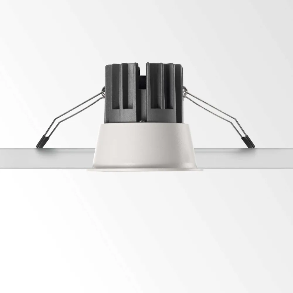 Faretti Da Incasso-Ideal Lux game trim round faretto da incasso 11w 2700k