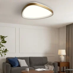 Plafoniere Moderne-Ideal Lux gemini pl d081 plafoniera led 41w 3000k oro ottone
