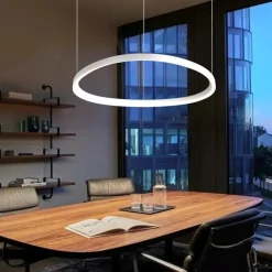 Lampadari Moderni-Ideal Lux gemini sp d081 bianco dali push lampadario led 3000k 60w
