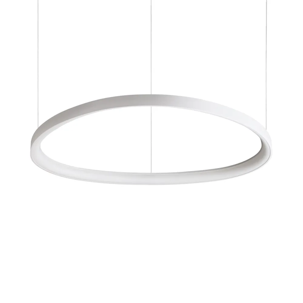 Lampadari Moderni-Ideal Lux gemini sp d081 bianco dali push lampadario led 3000k 60w