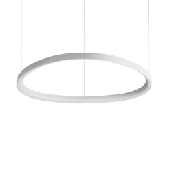 Lampadari Moderni-Ideal Lux gemini sp d081 bianco lampadario design led 60w 3000k