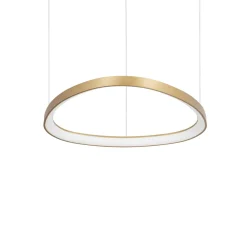 Lampadari Moderni-Ideal Lux gemini sp d061 ottone lampadario design moderno led 48w 3000k
