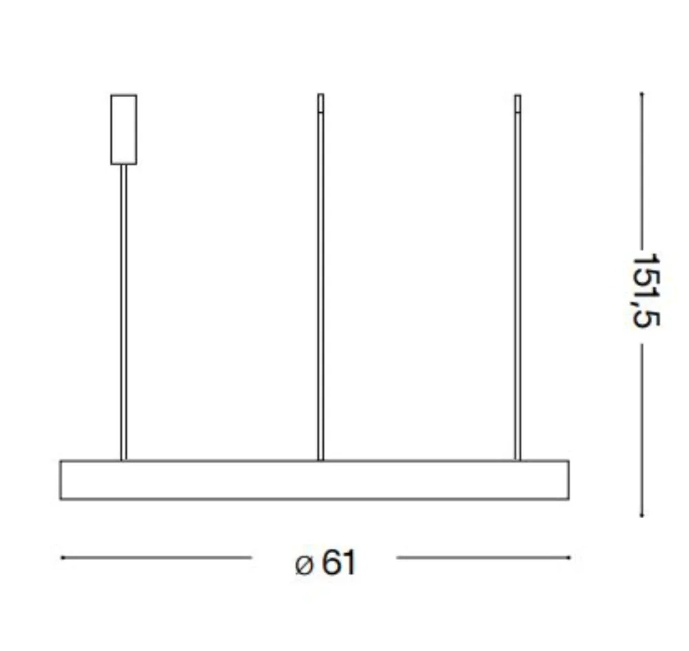 Lampadari Moderni-Ideal Lux gemini sp d061 ottone lampadario design moderno led 48w 3000k