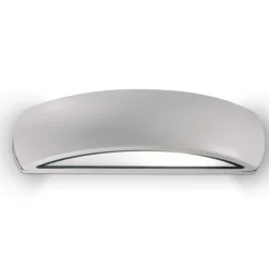Applique Da Esterno-Ideal Lux giove ap1 applique da esterno grigio tonda