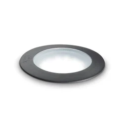 Faretti Da Esterno-Ideal Lux gravity pt round faretto carrabile da esterno nero