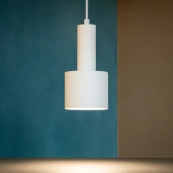 Lampade A Sospensione-Ideal Lux holly sp1 bianco lampada moderna a sospensione per isola