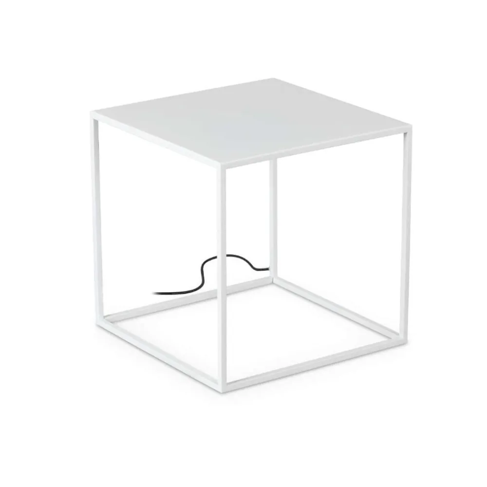 Lampade Da Esterno Giardino-Ideal Lux ipotesi pt h50 lampada da esterno bianca led 16w 3000k ip44
