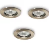 Faretti Da Incasso-Ideal Lux jazz fi box da 3 faretti da incasso bronzo rotondo