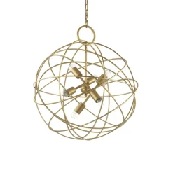 Lampadari Moderni-Ideal Lux konse oro sp6 lampadario design particolare per soggiorno