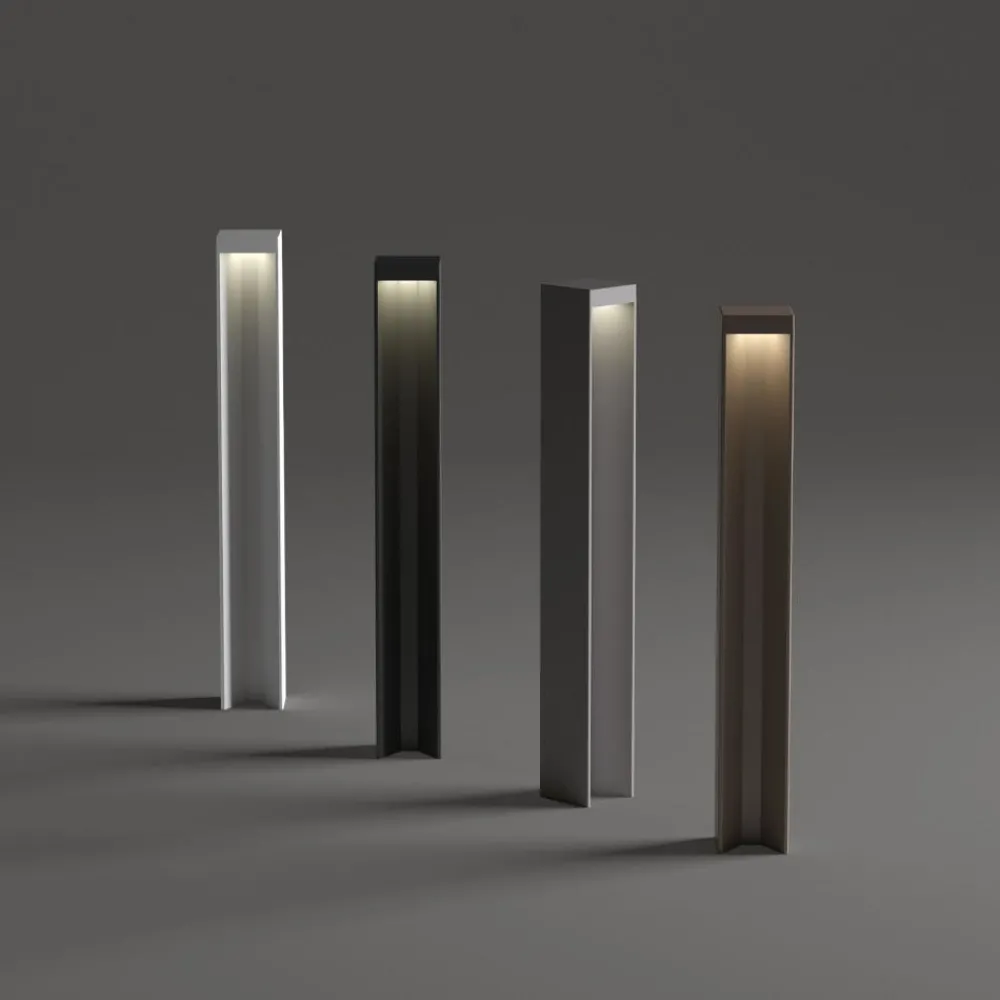 Lampioni Da Giardino-Ideal Lux kurt pt 4000k lampione per giardino moderno antracite ip54