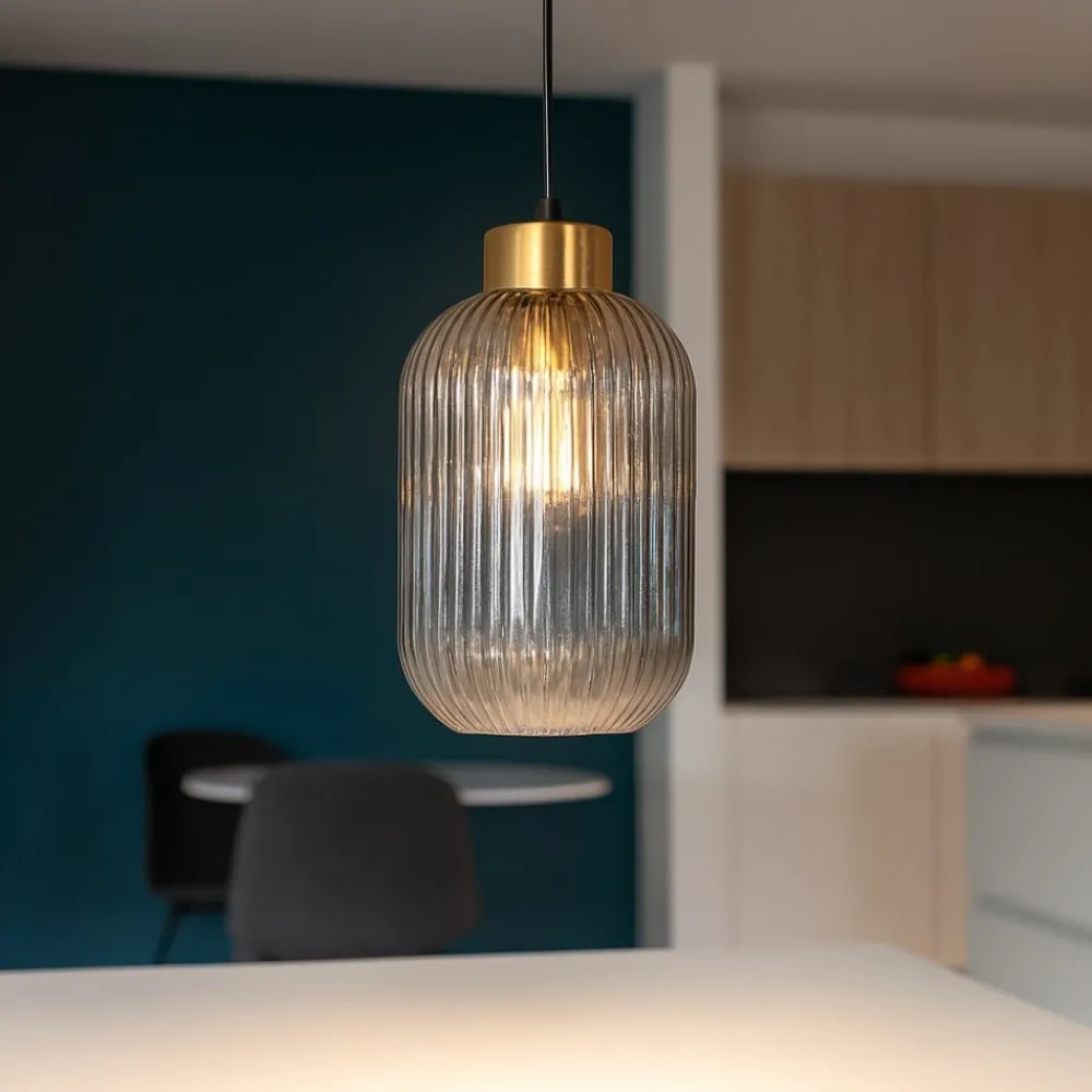 Lampade A Sospensione-Ideal Lux lampada a sospensione mint-3 sp1 vetro fume