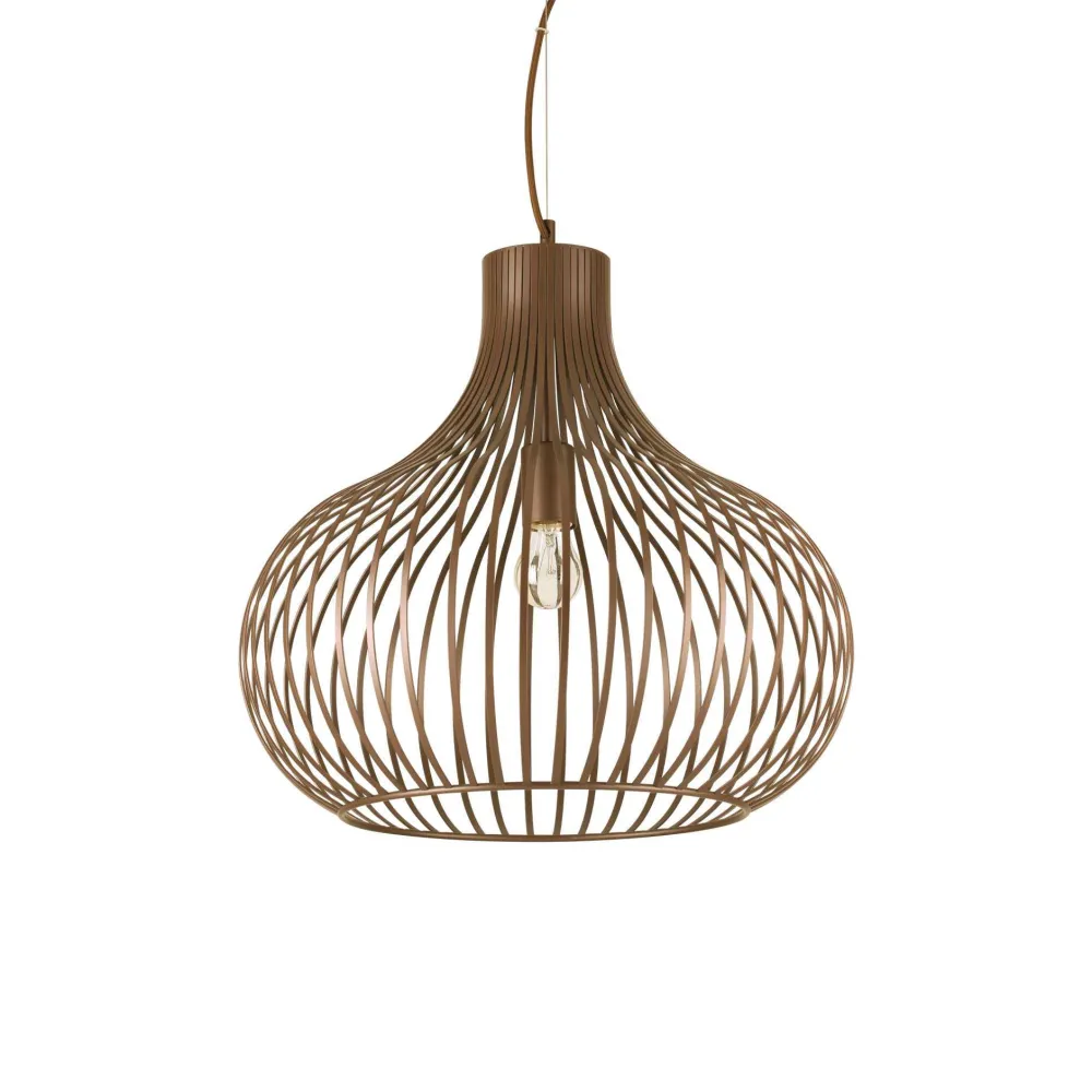Lampadari Cucina-Ideal Lux lampadario da cucina onion sp1 d38 moderno marrone