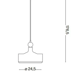 Lampade A Sospensione-Ideal Lux lampada triade-2 sp1 a sospensione antracite per tavolo soggiorno