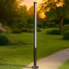 Lampioni Da Giardino-Ideal Lux lampione da giardino led 19w 3000k jedi pt h120 nero 120cm