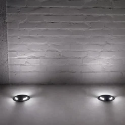 Faretti Da Esterno-Ideal Lux landing faretto da incasso a terra nero per esterno