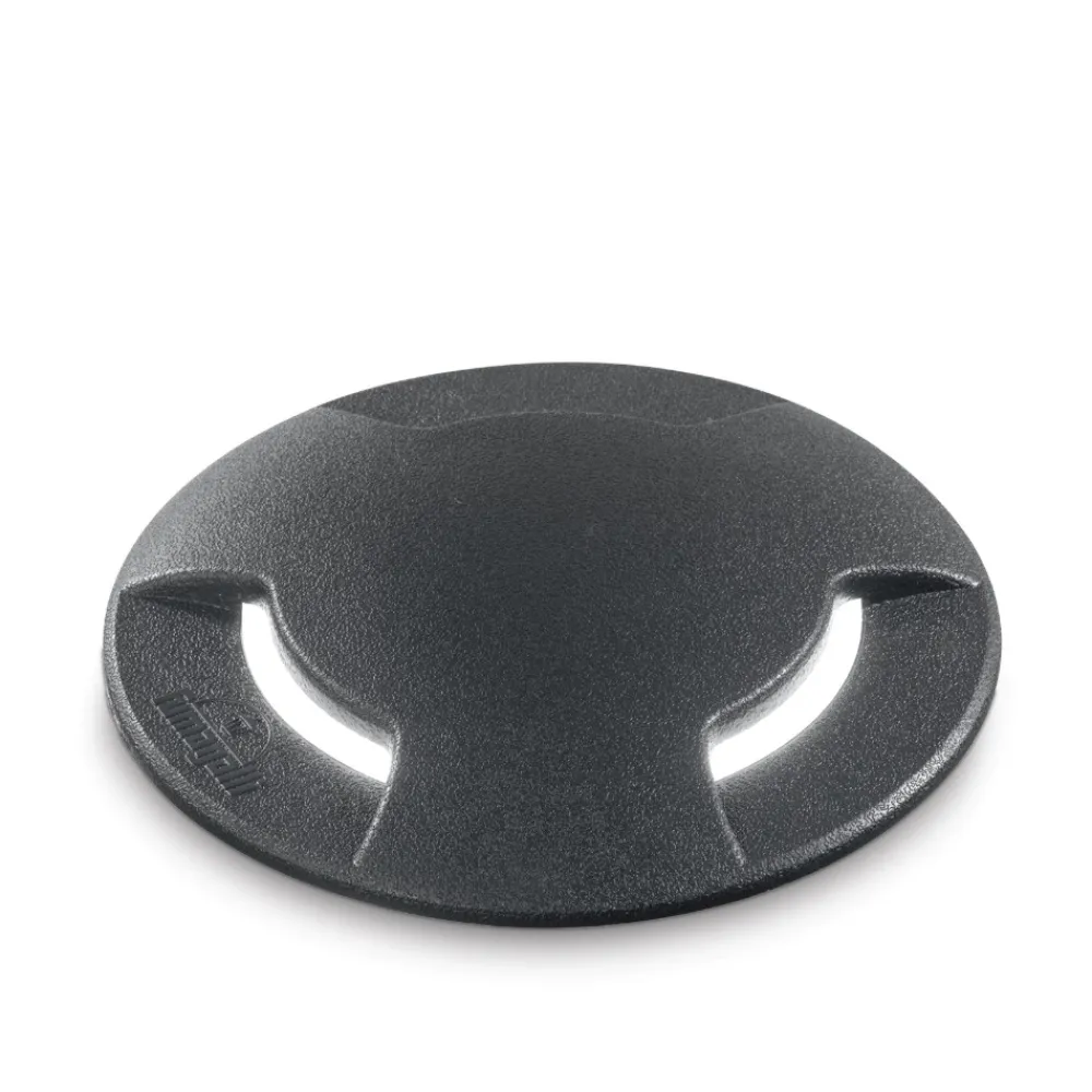 Faretti Da Esterno-Ideal Lux landing faretto da incasso a terra nero per esterno