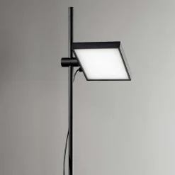 Lampade Da Terra-Ideal Lux lift pt lampada da terra nera led 17w 3000k