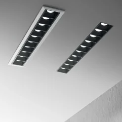 Faretti Da Incasso-Ideal Lux lika trimless cestello faretto da incasso per soffitto 5 luci 12w 3000k 220v nero
