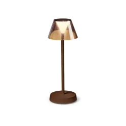 Lampade Da Tavolino Esterno-Ideal Lux lolita tl lampada da tavolino marrone portatile da esterno