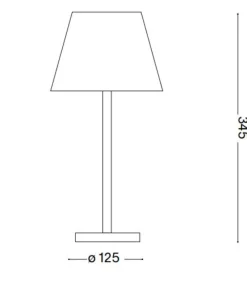 Lampade Da Tavolino Esterno-Ideal Lux lolita tl lampada da tavolino marrone portatile da esterno