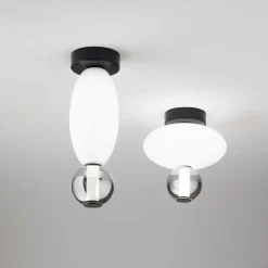 Plafoniere Moderne-Ideal Lux lumiere-2 pl plafoniera con luce led 3000k