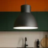 Lampadari Cucina-Ideal Lux metro sp1 lampadario da cucina cupola grigia moderna