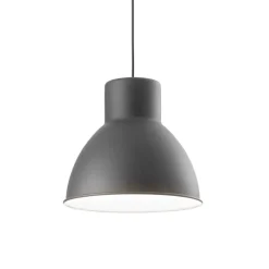 Lampadari Cucina-Ideal Lux metro sp1 lampadario da cucina cupola grigia moderna