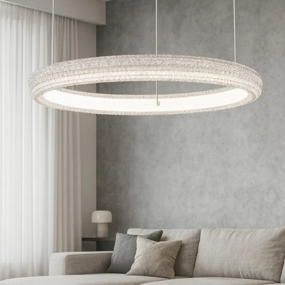 Lampadari Moderni-Ideal Lux miracle sp d40 lampadario moderno cristalli led 3000k