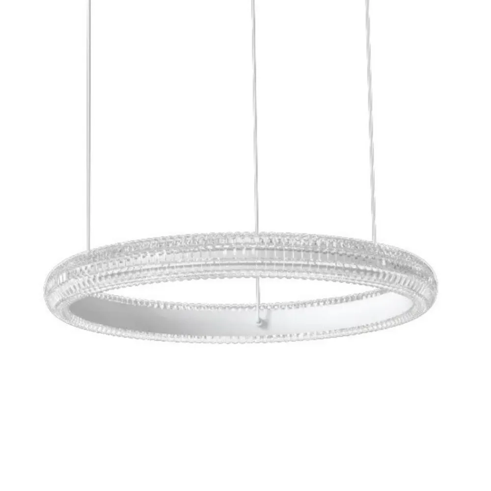 Lampadari Moderni-Ideal Lux miracle sp d40 lampadario moderno cristalli led 3000k