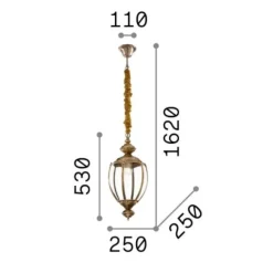 Lampadari Cucina-Ideal Lux norma sp1 lampadario per cucina cromo vetro