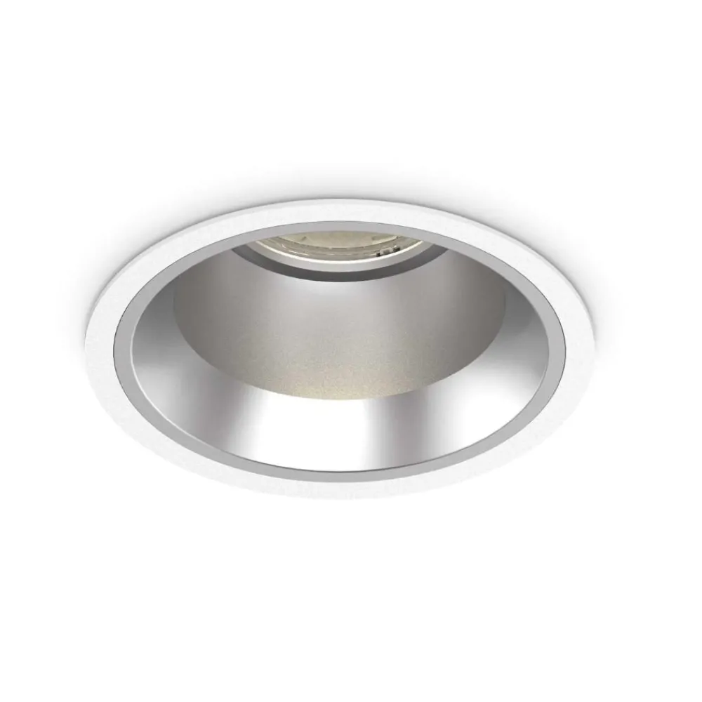 Faretti Da Incasso-Ideal Lux off faretto incasso tondo soffitti in cartongesso bianco 15w 3000k 220v