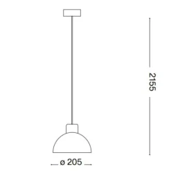 Lampade A Sospensione-Ideal Lux oil-5 sp1 lampada a sopensione di cemento per cucina