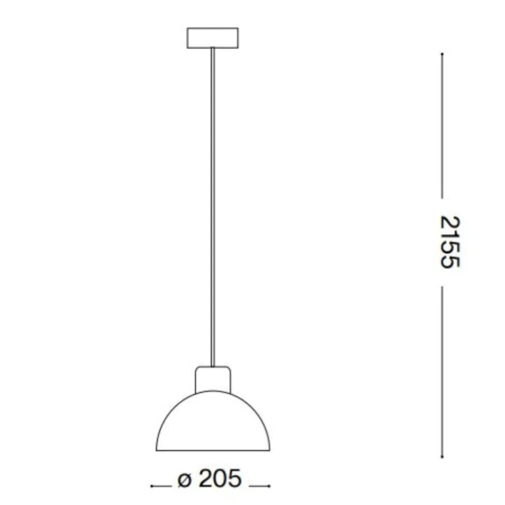 Lampade A Sospensione-Ideal Lux oil-5 sp1 lampada a sopensione di cemento per cucina