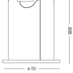 Lampadari Moderni-Ideal Lux oracle slim sp d050 round lampadario led 32w 4000k cerchio nero