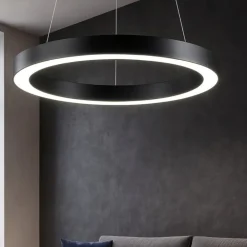 Lampadari Moderni-Ideal Lux oracle sp d60 lampadario design particolare led 33w 3000k nero