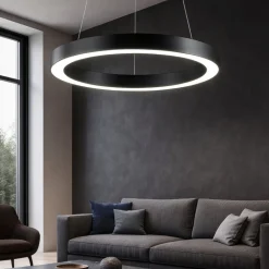 Lampadari Moderni-Ideal Lux oracle sp d60 lampadario design particolare led 33w 3000k nero