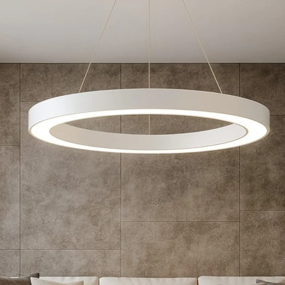 Lampadari Moderni-Ideal Lux oracle sp d50 lampadario moderno led 28w 3000k bianco