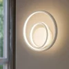 Applique Da Parete-Ideal Lux oz ap on-off bianco applique led 28w 3000k design moderna