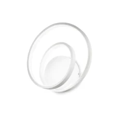 Applique Da Parete-Ideal Lux oz ap on-off bianco applique led 28w 3000k design moderna