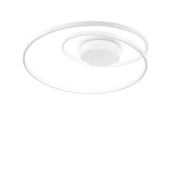Plafoniere Moderne-Ideal Lux oz pl on-off bianco plafoniera da soffitto led 48w 3000k design moderna