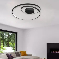 Plafoniere Moderne-Ideal Lux oz pl on-off 2700k plafoniera moderna nera