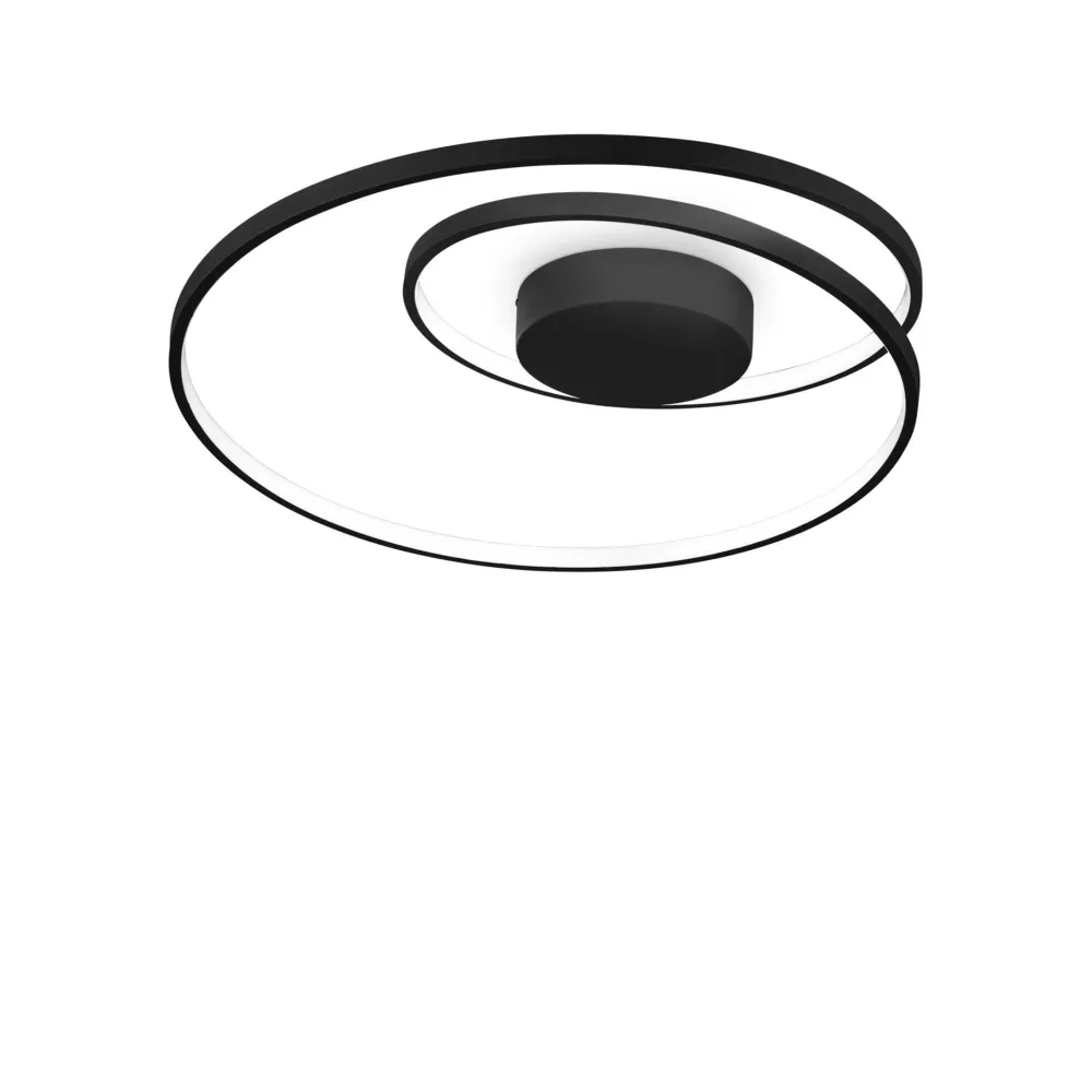 Plafoniere Moderne-Ideal Lux oz pl on-off 2700k plafoniera moderna nera