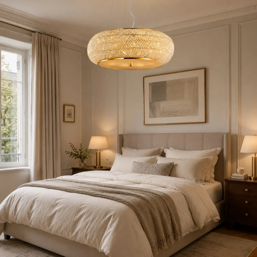 Lampadario Camera Da Letto-Ideal Lux pasha sp10 lampadario per camera da letto