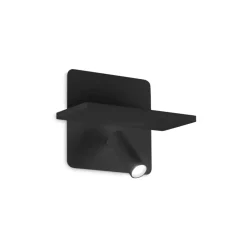 Applique Camera Da Letto-Ideal Lux piano ap applique doppia luce led 3000k orientabile