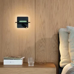 Applique Camera Da Letto-Ideal Lux piano ap applique doppia luce led 3000k orientabile