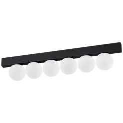 Plafoniere Moderne-Ideal Lux ping pong pl6 plafoniera rettangolare 6 sfere led 182 3000k