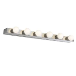 Applique Da Bagno-Ideal Lux prive ap6 applique bagni cromato luce per specchio