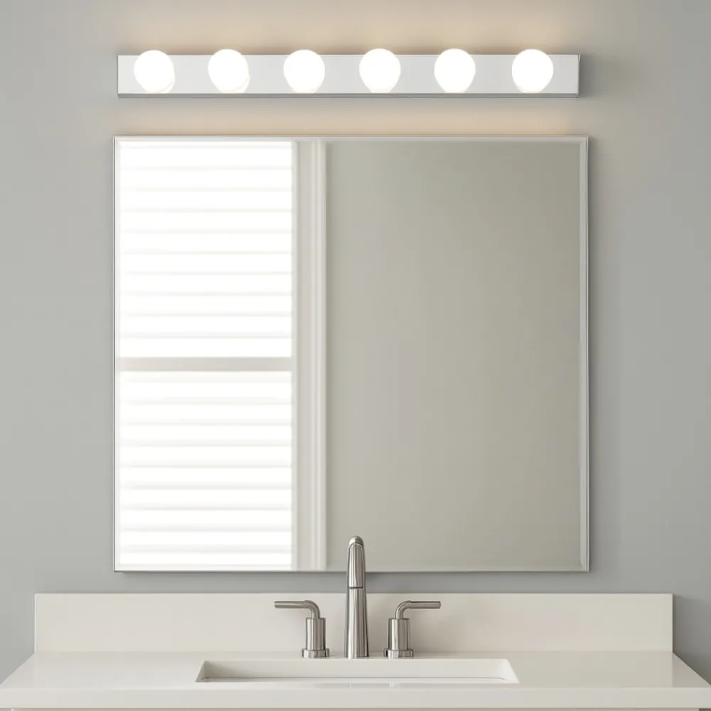 Applique Da Bagno-Ideal Lux prive ap6 applique bagni cromato luce per specchio