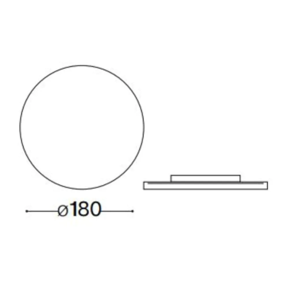 Applique Da Esterno-Ideal Lux punto ap d18 applique da esterno ip54 led 3000k tonda antracite